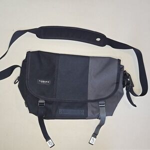 VTG Timbuk2 Classic Messenger Bag Blue Grey KDS20 1108-2 Cordura Sz S 17" Laptop